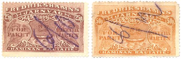 Järnvägsaktiebolaget Fredrikshamn postage stamps